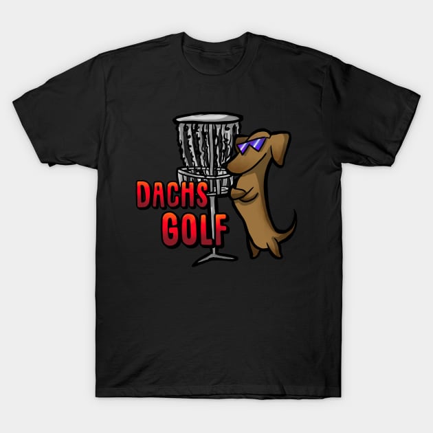 Dachs Golf T-Shirt by LexiMelton